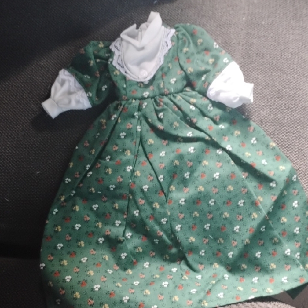Floral Green Barbie Dress